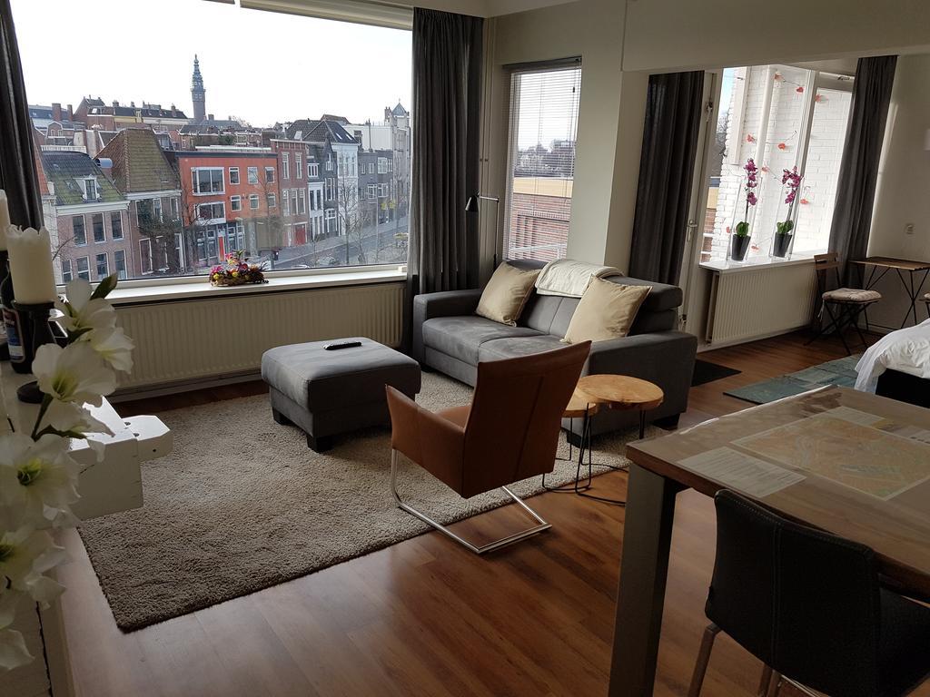 جروننجن Schitterend Appartement In Binnenstad المظهر الخارجي الصورة